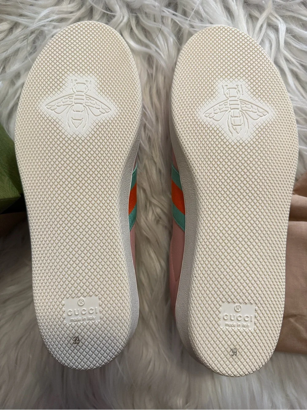 Gucci Low-top Web Sneakers  NIB